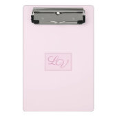 Hübsches Weich rosa und rot Mini Klemmbrett (Vorderseite)