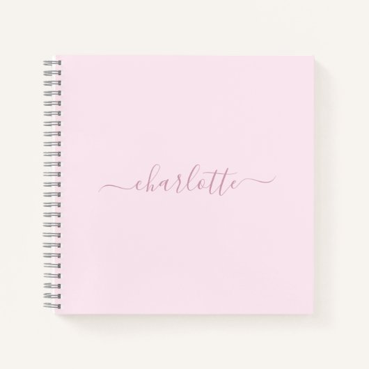 Hübsches Weich rosa und rot Notizblock (Vorderseite)