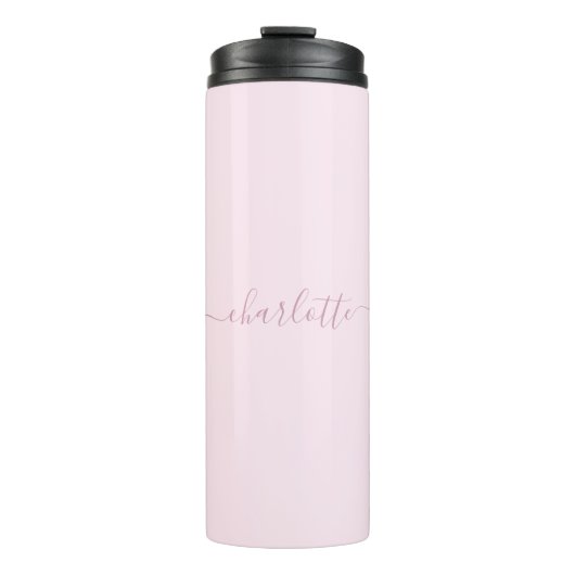 Hübsches Weich rosa und rot Thermosbecher (Vorderseite)