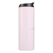 Hübsches Weich rosa und rot Thermosbecher (Nach links gedreht)
