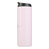 Hübsches Weich rosa und rot Thermosbecher (Nach rechts gedreht)
