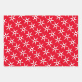 Hübsches Weihnachtsdesign Geschenkpapier Set (Vorderseite)