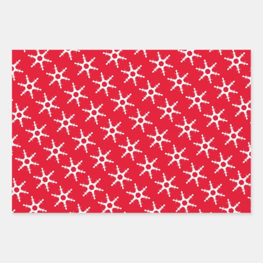 Hübsches Weihnachtsdesign Geschenkpapier Set (Vorderseite)