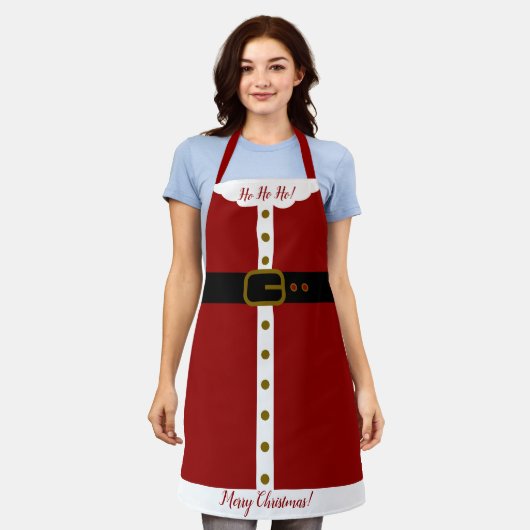 Hübsches Weihnachtsmannkostüm - Schürze (Getragen)