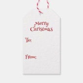 Hübsches Weihnachtsschaf und rustikaler Stall Geschenkanhänger (Rückseite)