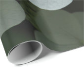 Hübsches Weiß-Hydrangea-Foto Geschenkpapier (Rolleneckpunkt)