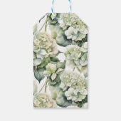 Hübsches, weißes Brautparty Geschenkanhänger (Rückseite)