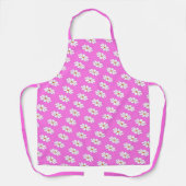 Hübsches weißes Farbmuster Schürze (Vorderseite)