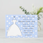 Hübsches weißes Kleid Einladung (Stehend Vorderseite)