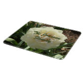 Hübsches weißes Nadelöhr Schneidebrett (Ecke)