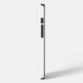 Hübsches Weißes Pferd Personalisiert Case-Mate iPhone Hülle (Rückseite / Links)