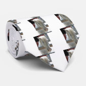 Hübsches Weißpferd Krawatte (Gerollt)