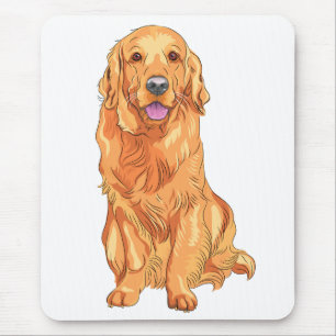 Hübsches Welpen-Geschenk für Golden Retriever Lieb Mousepad