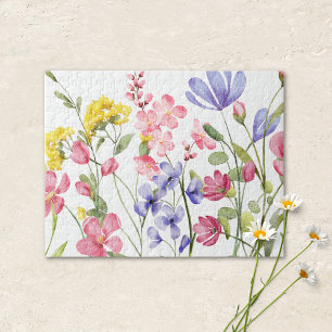 Hübsches Wildblumen-Puzzle Puzzle