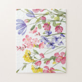 Hübsches Wildblumen-Puzzle Puzzle (Vertikal)