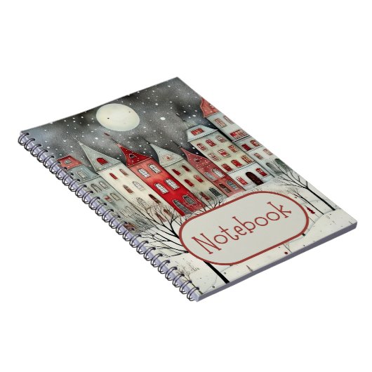 Hübsches Wintererlebnis Notizblock (Rechte Seite)