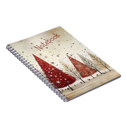 Hübsches WinterNotebook Notizblock (Rechte Seite)