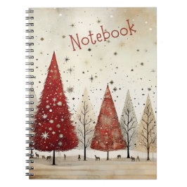 Hübsches WinterNotebook Notizblock