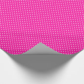 Hübsches Wrapping Paper, Candy Pink Polkas Geschenkpapier (Ecke)
