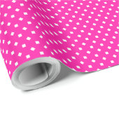 Hübsches Wrapping Paper, Candy Pink Polkas Geschenkpapier (Rolleneckpunkt)