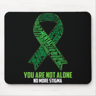 Hübsches zartes Nicht allein Mehr Stigma-Shirt-Ges Mousepad