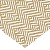 Hübsches Zickzack Zackenbogenmuster Kurzer Tischläufer (Ecke)