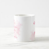 Hübsches Zitat der farbenfrohen Schwester Kaffeetasse (Mittel)