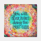 Hübsches Zitat-Inspirivity-Magnet Magnet (Vorne)