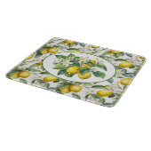 Hübsches Zitronenbaum Wasserfarben Kunst, Dichtung Schneidebrett (Ecke)