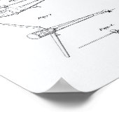Hubschrauber 1944 Weißbuch zum Thema Patentschutz Poster (Ecke)