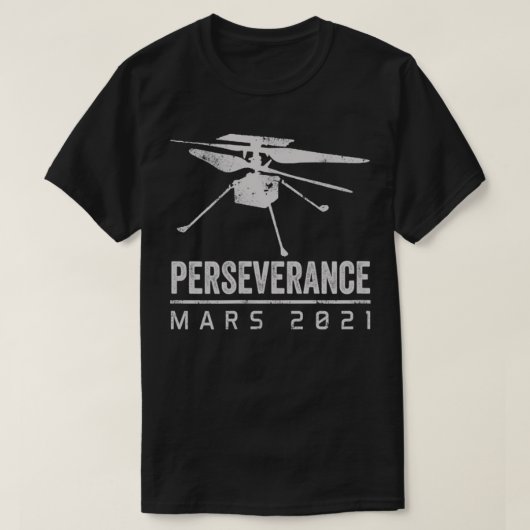 Hubschrauber 2021 Mars Landing Mars 2020 S T-Shirt (Design vorne)