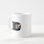 Hubschrauber 3d kaffeetasse (Vorderseite Links)