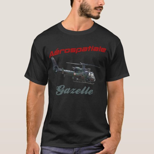 Hubschrauber Aérospatiale gazelle 341 gazelle sa3 T-Shirt (Vorderseite)
