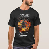 Hubschrauber AH-64 Apache Gift Veterans T-Shirt (Vorderseite)