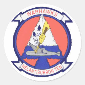 Hubschrauber Anti-U-Boot-Squadron TEN Runder Aufkleber