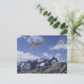 Hubschrauber auf der Postkarte des Juneau-Eisfelds (Stehend Vorderseite)