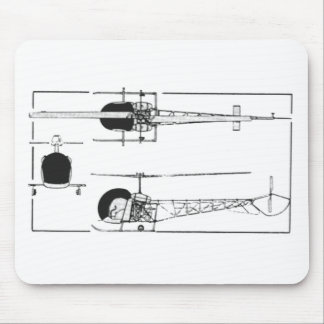 Hubschrauber Bell 47 Mousepad