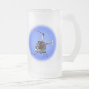 Hubschrauber Bierglas fliegender Chopper Mugs Stei Mattglas Bierglas