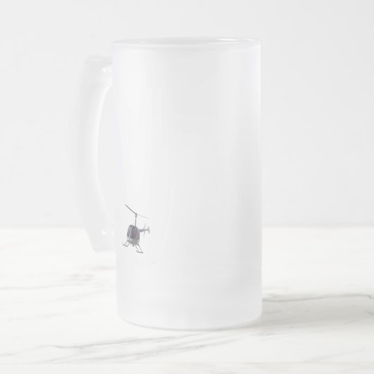 Hubschrauber Bierglas Fliegender Chopper Tasse Ste (Vorderseite Links)