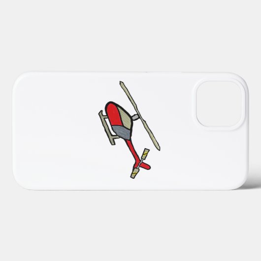 Hubschrauber Case-Mate iPhone Hülle (Rückseite (Horizontal))
