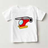 Hubschrauber, Chopper, Drehbilder für Drehflugzeug Baby T-shirt (Vorderseite)