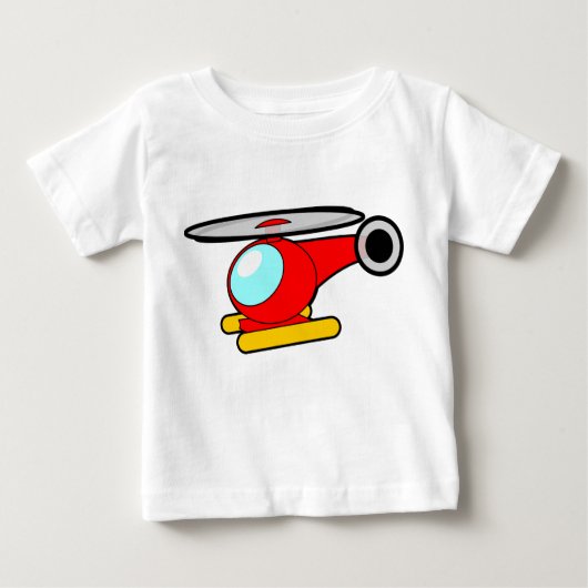 Hubschrauber, Chopper, Drehbilder für Drehflugzeug Baby T-shirt (Vorderseite)