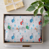 Hubschrauber Decoupage Seidenpapier (Geschenk)