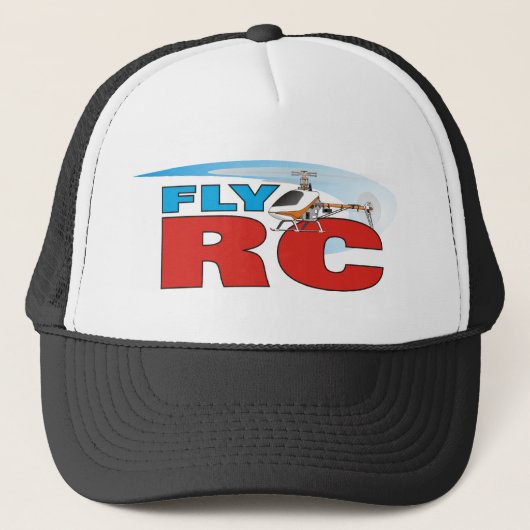 Hubschrauber der Fliegen-RC Truckerkappe (Vorderseite)