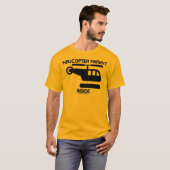 Hubschrauber-Elternteil-Innere (Zeichen) T-Shirt (Vorne ganz)