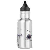 Hubschrauber-Flaschen-cooler Hubschrauber Edelstahlflasche (Rechts)