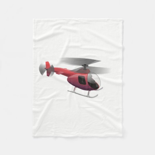 Hubschrauber Fleecedecke (Vorderseite)