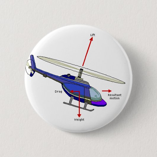 Hubschrauber-Flug-Diagramm Button (Vorderseite)