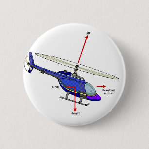 Hubschrauber-Flug-Diagramm Button