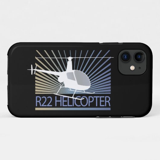 Hubschrauber-Flugzeuge Case-Mate iPhone Hülle (Rückseite (Horizontal))